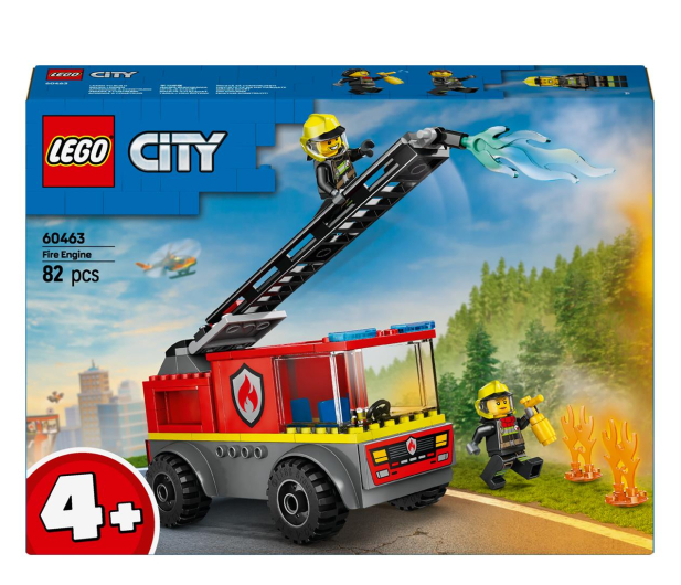 LEGO City 60463 Wóz strażacki z drabiną - 1284122 - zdjęcie